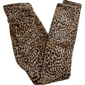 GAP Women's True Skinny Leopard Print Jeans Sz 26R